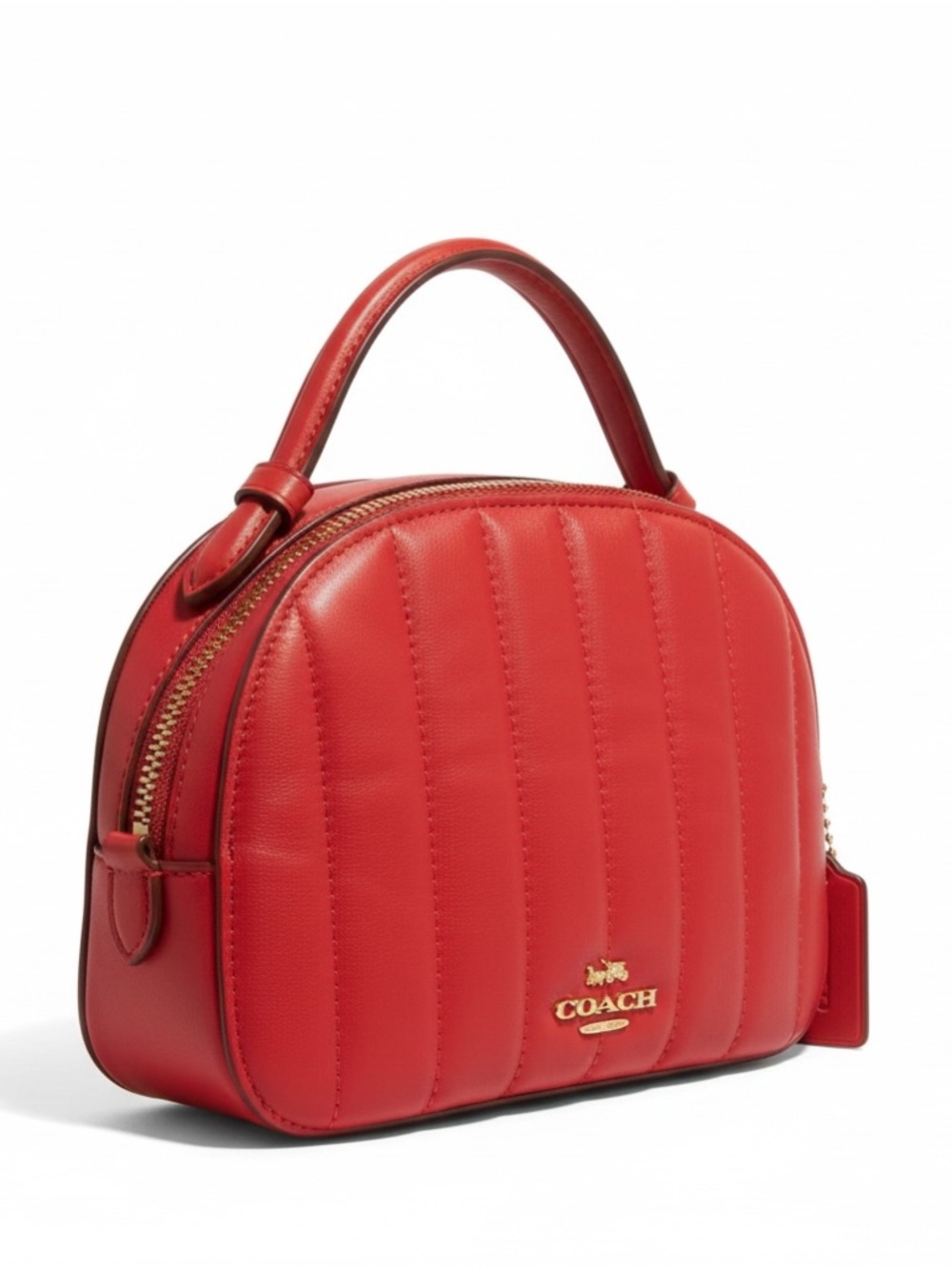 Coach Serena Satchel With Linear Quilting - Picture 4 of 16
